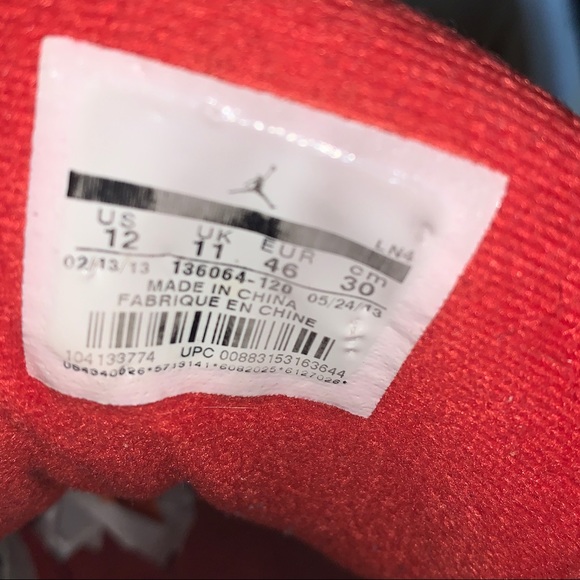 Mens Jordan Retro 3 ‘Fire Red’ (12) - Picture 5 of 6